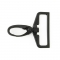 Karabiner 40mm schwarz lackiert