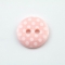 Knopf mit Punkten rosa 13 mm
