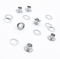 20 Stk. sen 5,2mm x 5mm silber