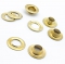 100 Stk. sen 8mm x 6mm gold