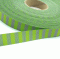 Webband Ringelband grün grau 15mm