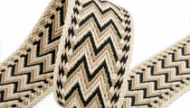 Gurtband gemustert Chevron Zickzack